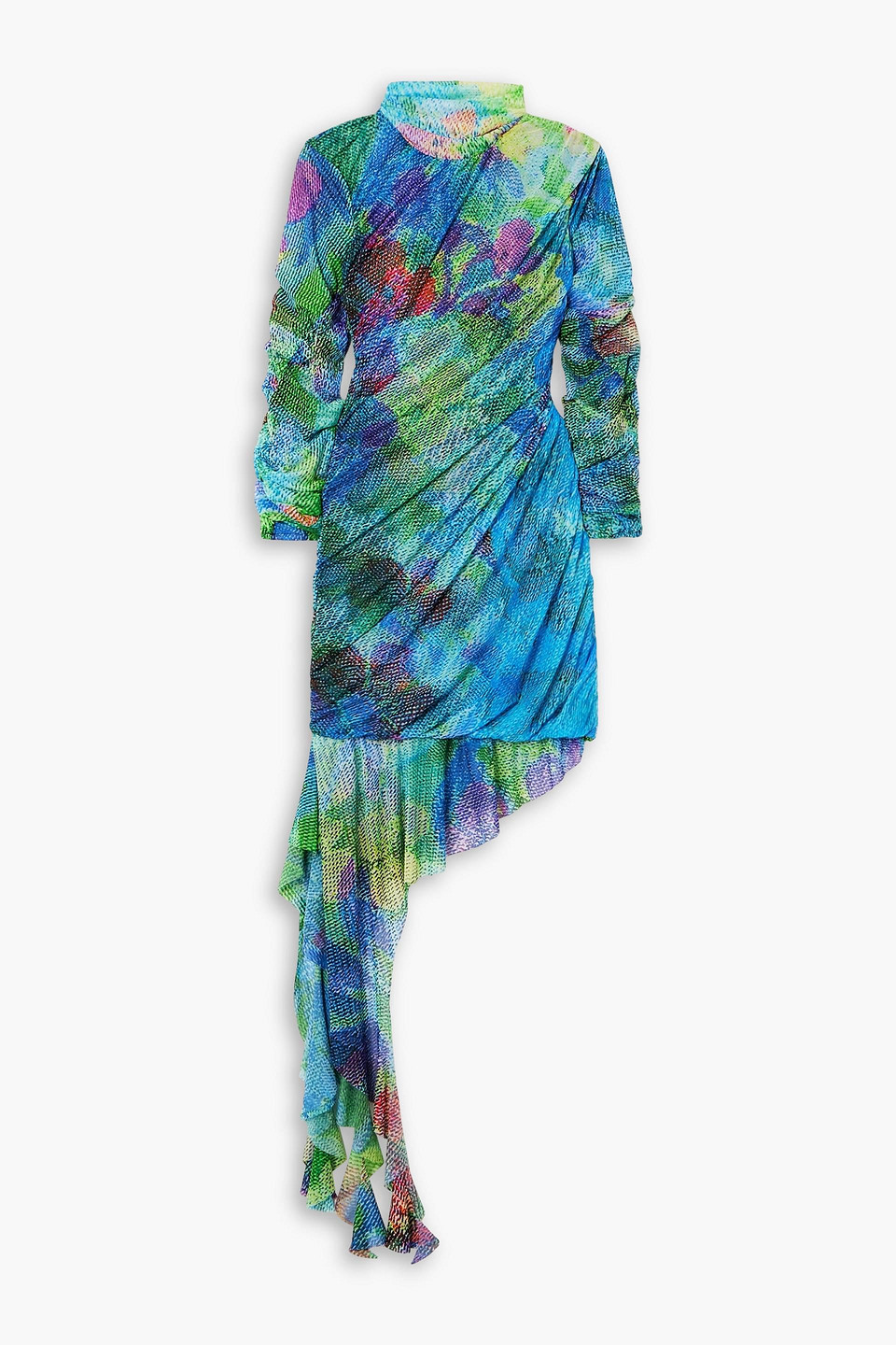 marques almeida asymmetric dress Marques Almeida // Black Lace Asymmetrical Dress – VSP Consignment main image 1