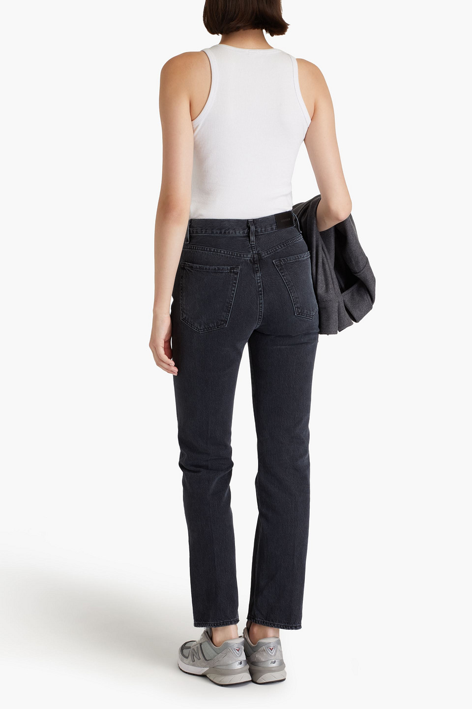 GOLDSIGN MARTIN HIGH-RISE STRAIGHT-LEG JEANS 