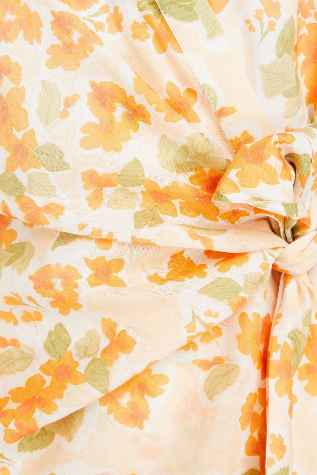 PEONY SWIMWEAR رداء للبحر ومزيج من قماش ECOVERO والقطن العضوي بطبعة أزهار