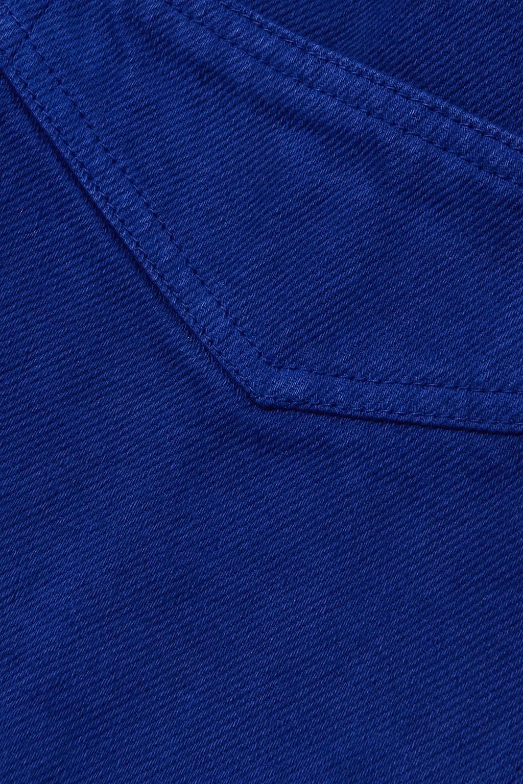 STILL HERE Zweifarbige Jacke aus Baumwoll-Twill mit Einsätzen