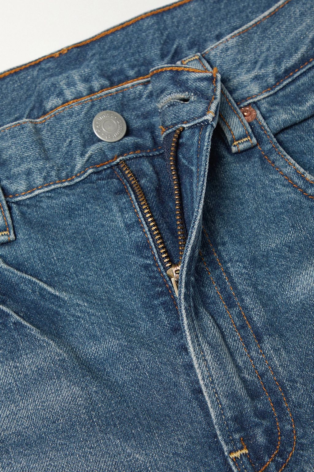 DENIMIST Jaclyn cropped distressed mid-rise bootcut jeans