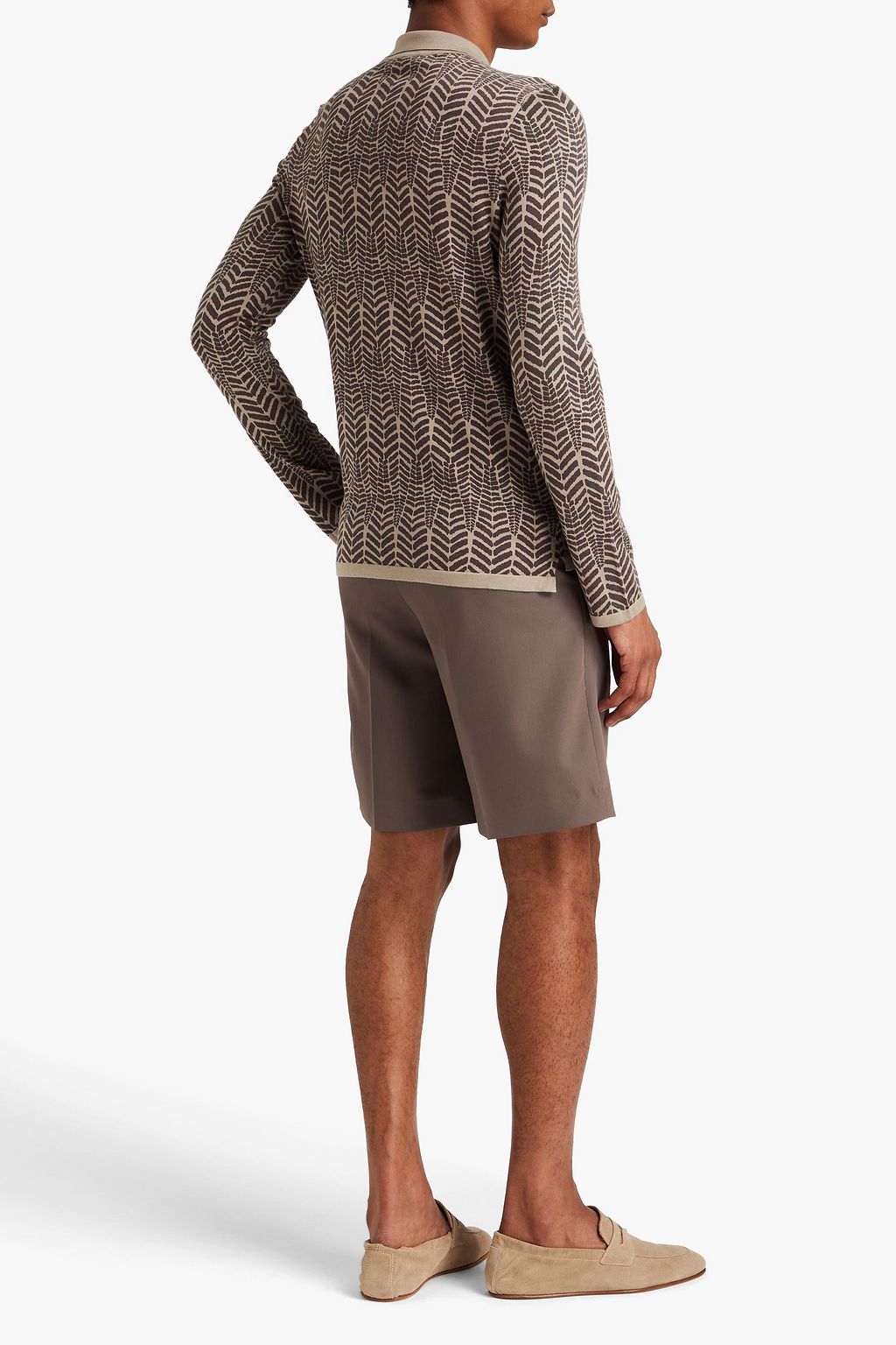 TOD'S Gerafftes Maxikleid aus Jersey mit Cut-outs