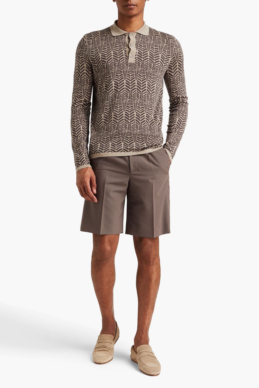 TOD'S Gerafftes Maxikleid aus Jersey mit Cut-outs
