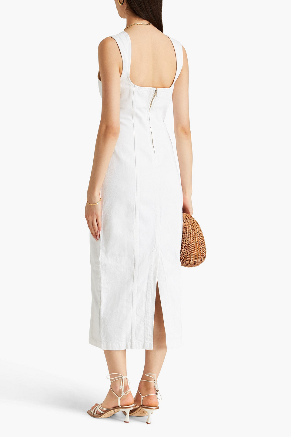Mara Hoffman Indya Maxi Dress In White
