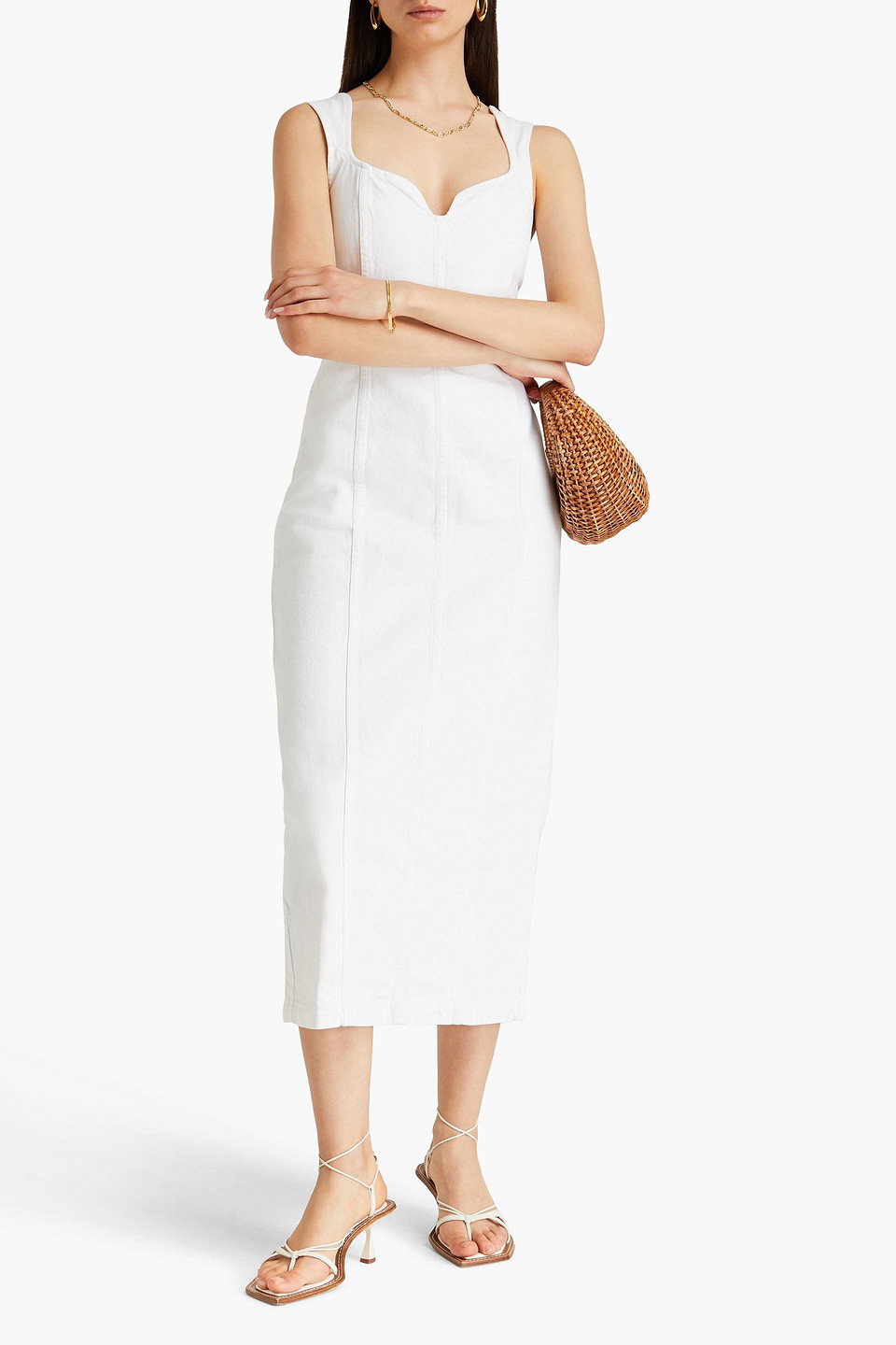 Mara Hoffman Indya Maxi Dress In White