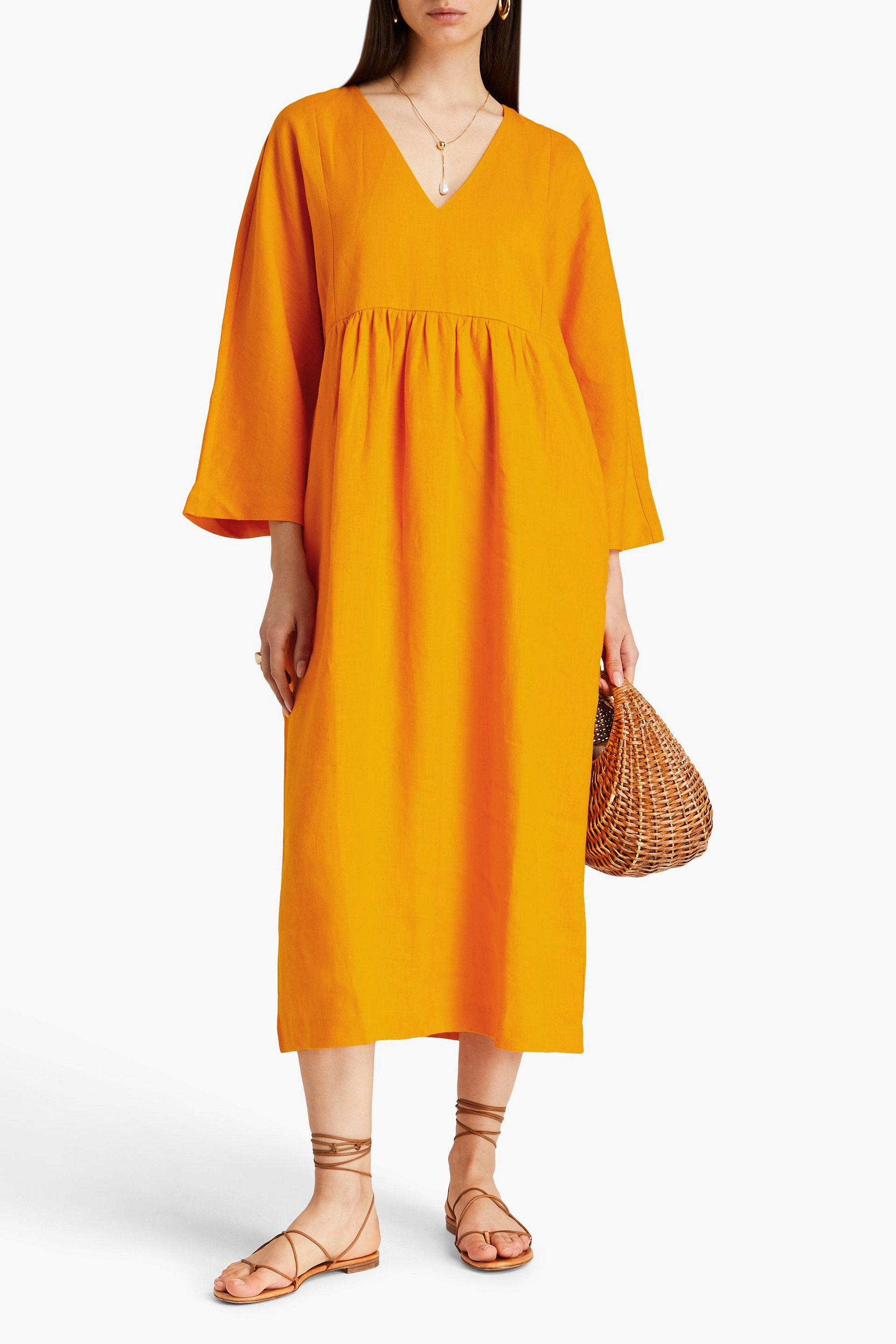 Mara Hoffman Aviva hemp midi dress