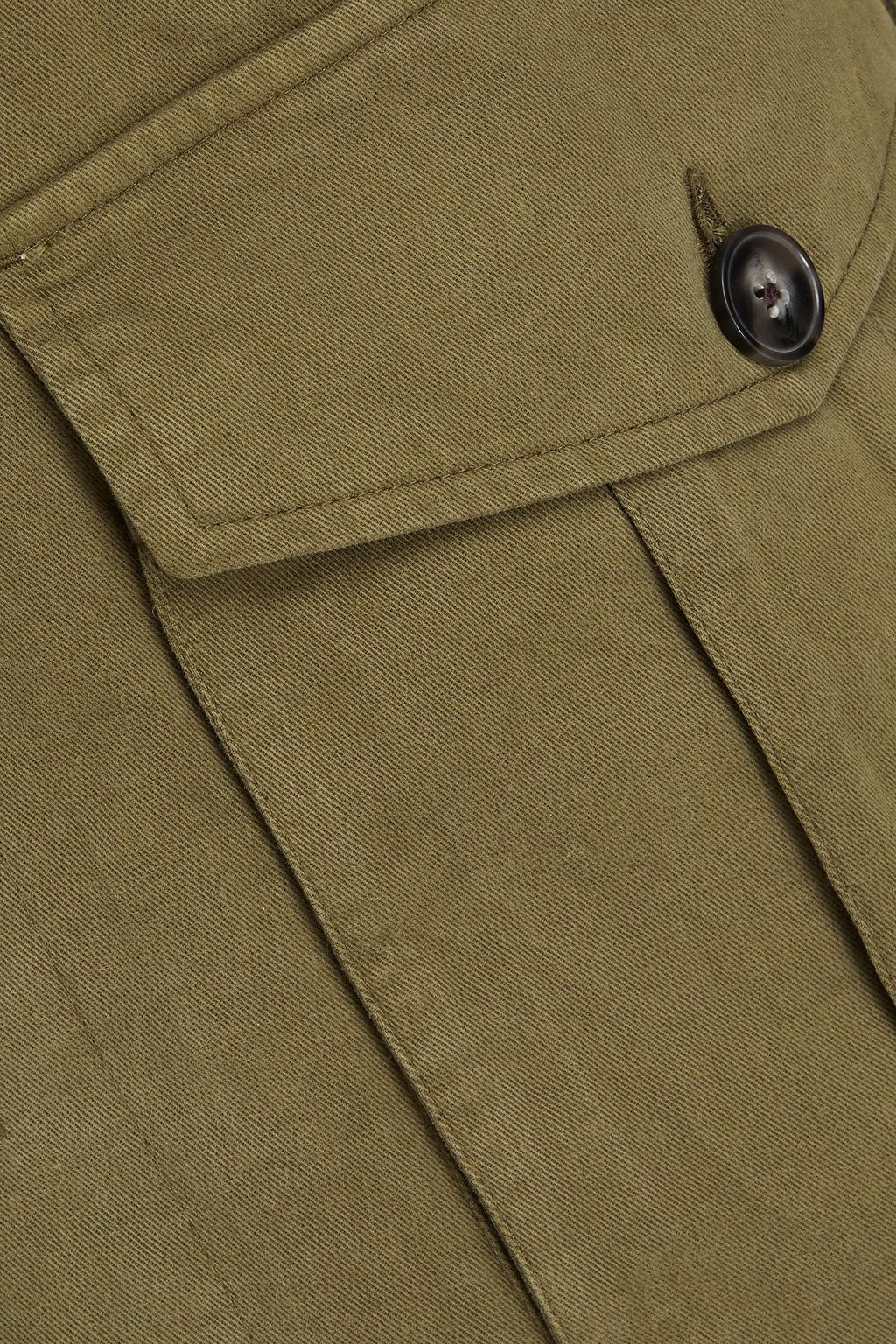 OFFICINE GÉNÉRALE 더블 브레스티드 울 혼방 트윌 블레이저