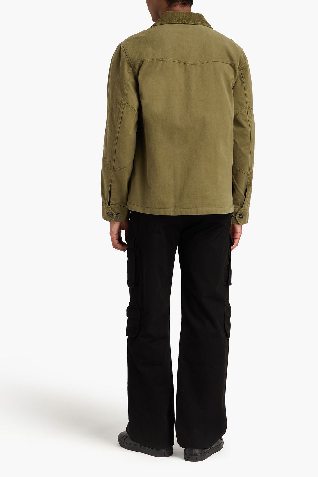OFFICINE GÉNÉRALE 더블 브레스티드 울 혼방 트윌 블레이저