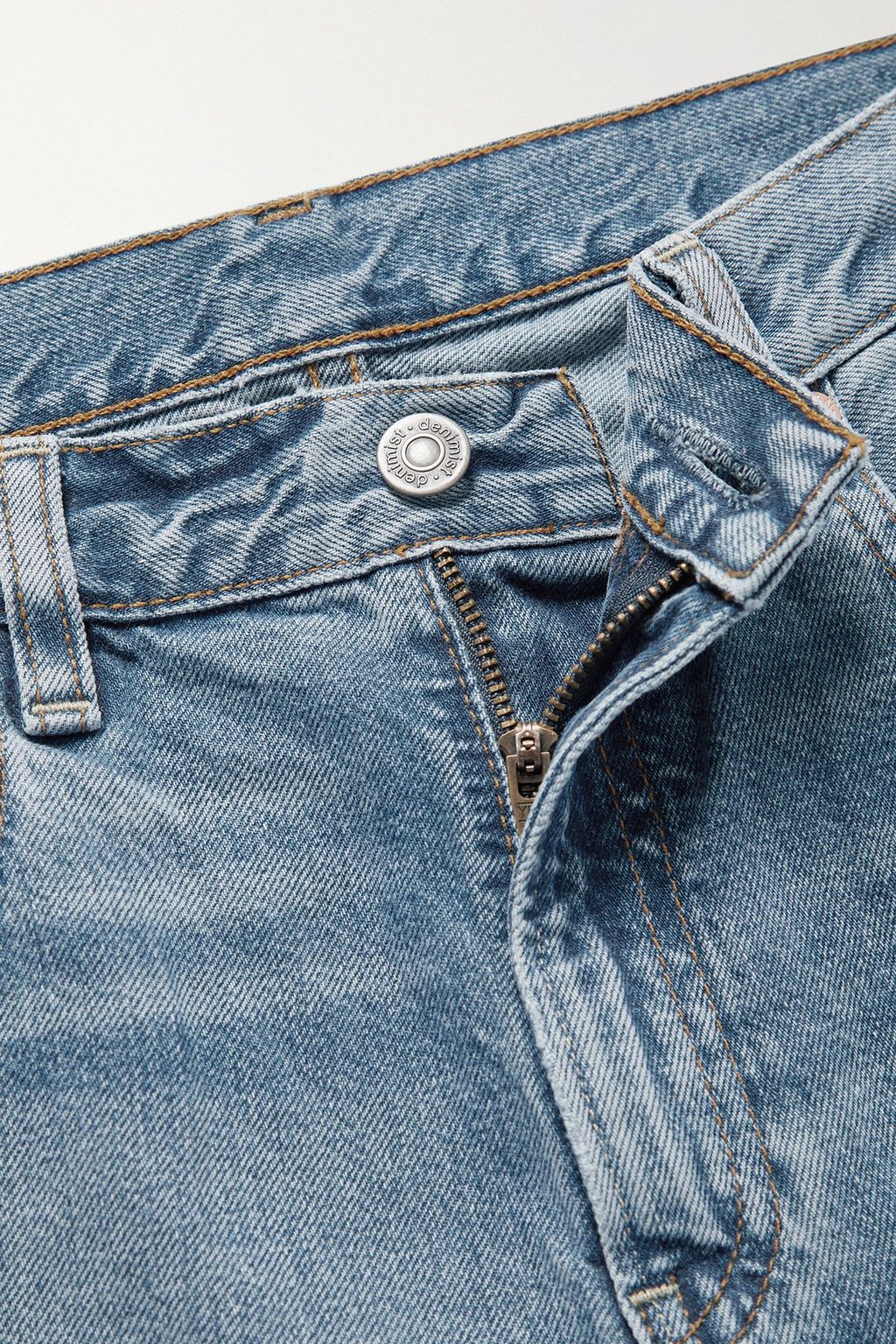 DENIMIST Cropped mid-rise flared jeans