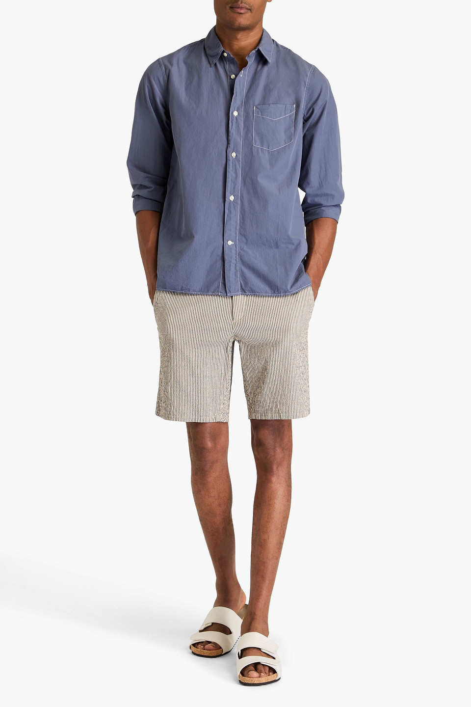 OFFICINE GENERALE COTTON-POPLIN SHIRT