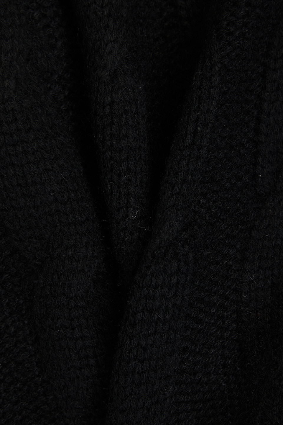 Le Kasha Jude Cropped Kaschmirpullover Mit Zopfstrickmuster In Schwarz
