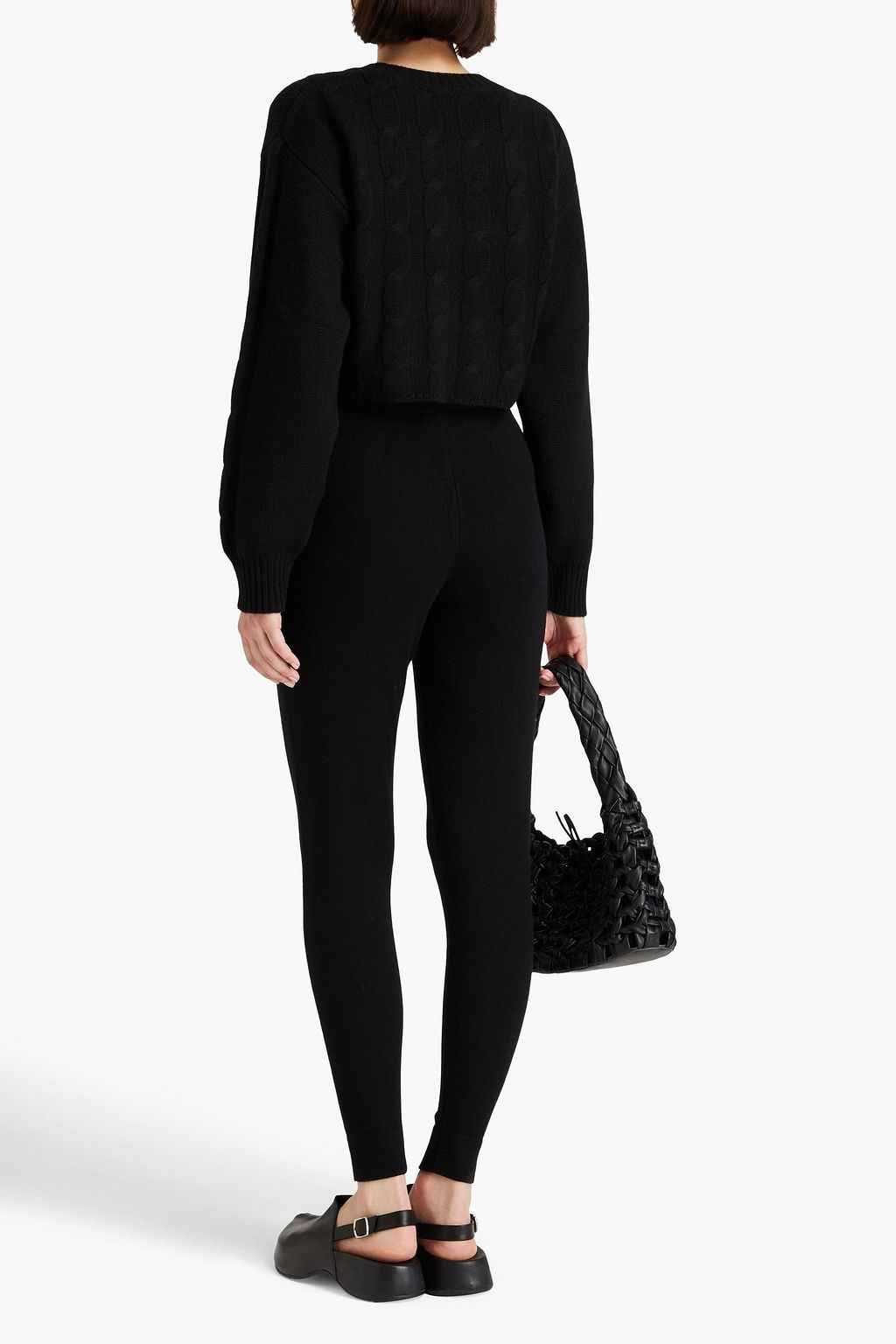 LE KASHA Jude cropped cable-knit cashmere sweater