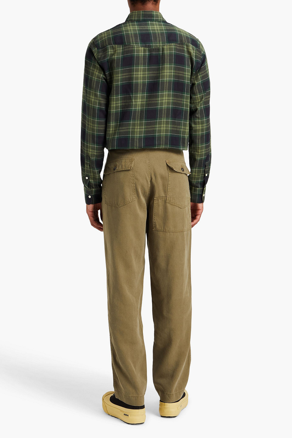 OFFICINE GENERALE LYOCELL-GABARDINE PANTS