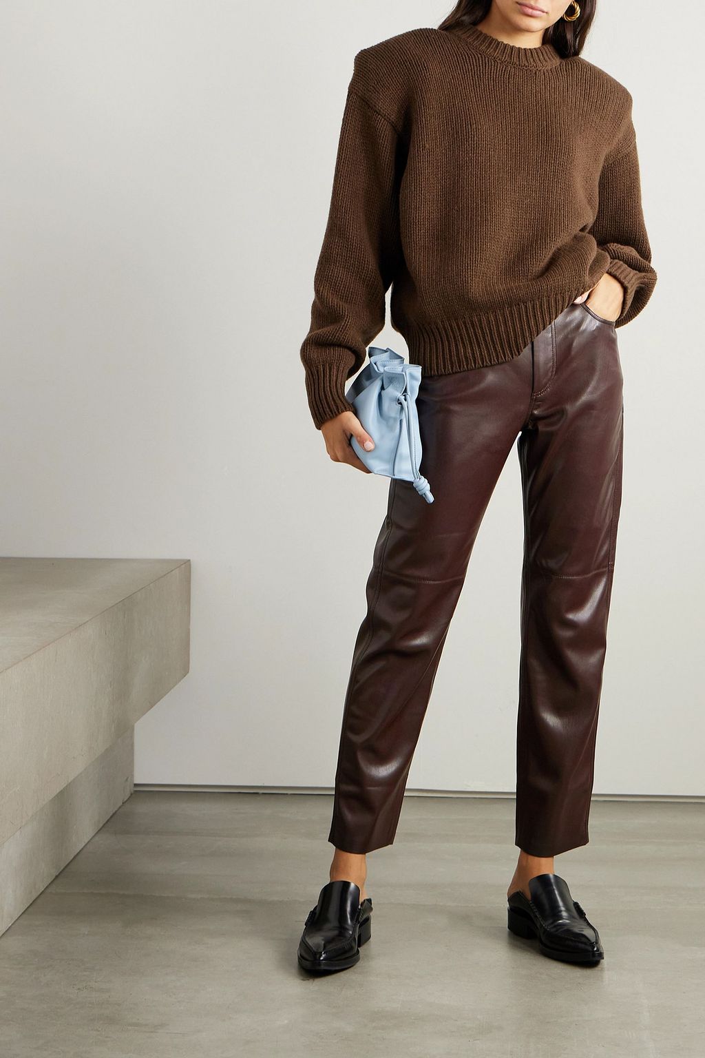 NANUSHKA Vinni OKOBOR straight-leg pants