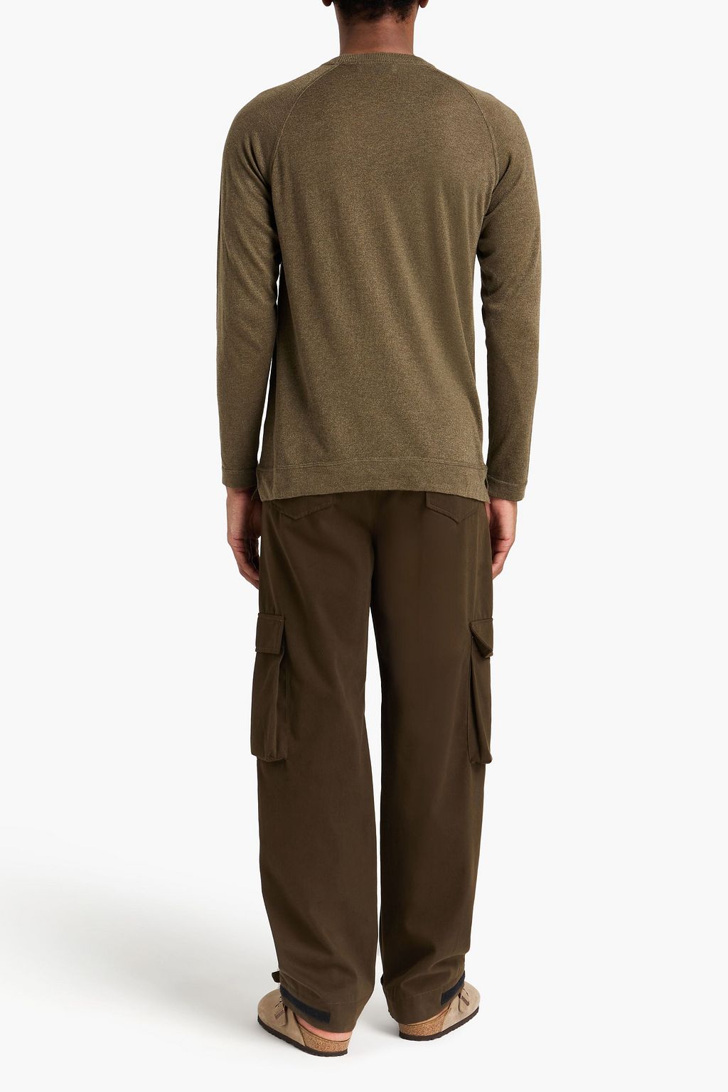 OFFICINE GÉNÉRALE 루쉬 디테일 새틴 크레이프 탑
