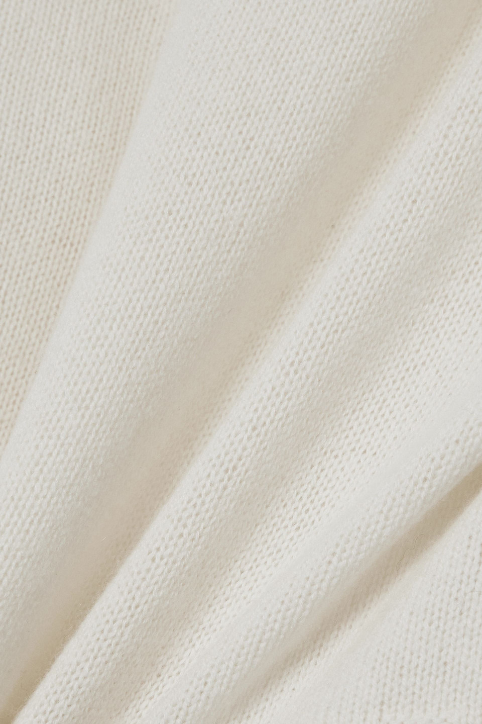 ALLUDE WOOL AND CASHMERE-BLEND SWEATER
