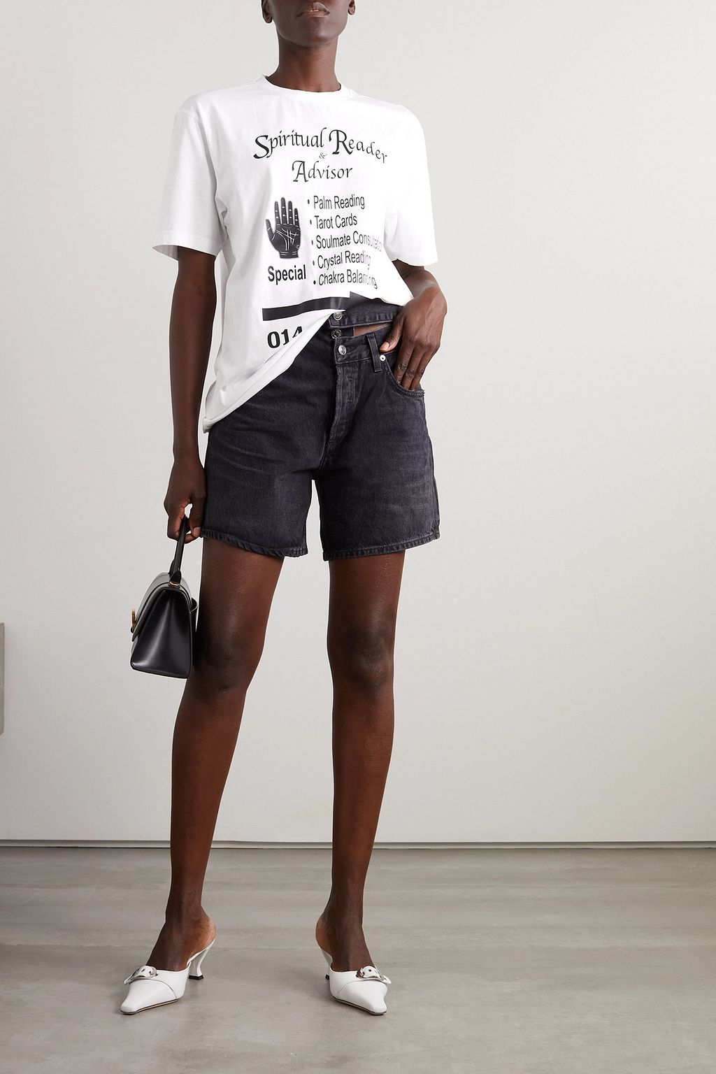 GAUCHERE Printed cotton-jersey T-shirt