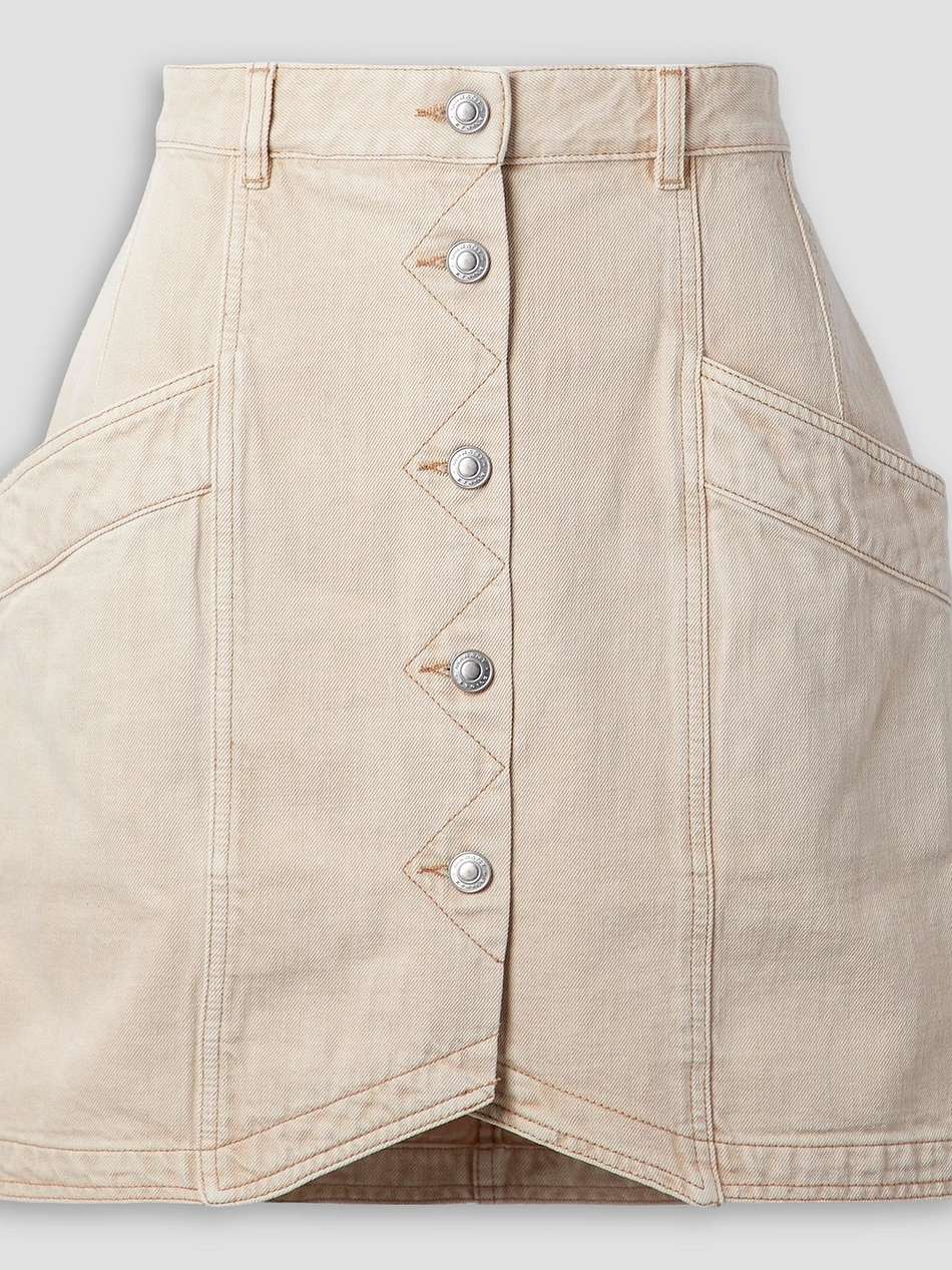 sabel denim mini skirt