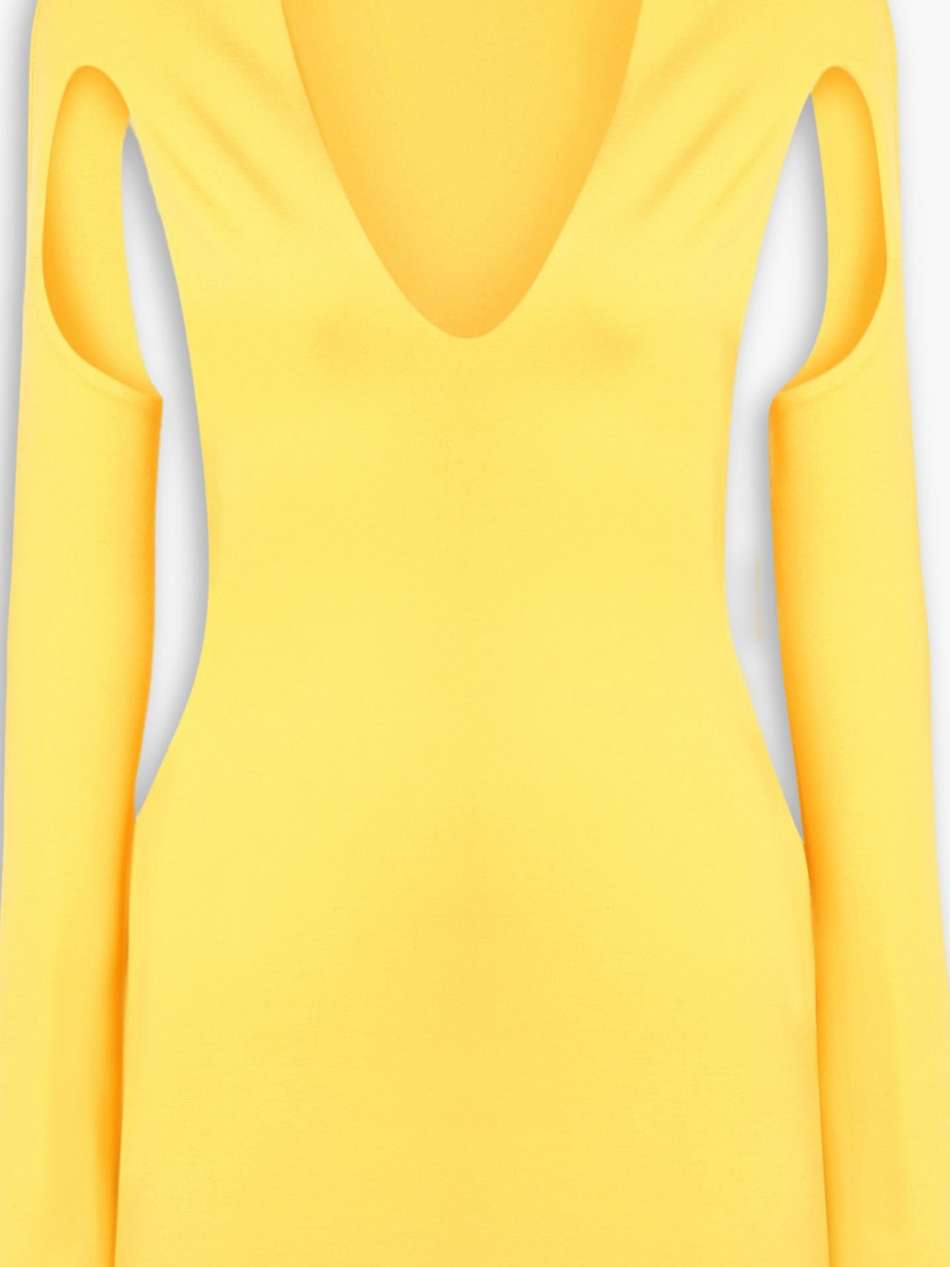 cutout stretch-jersey mini dress