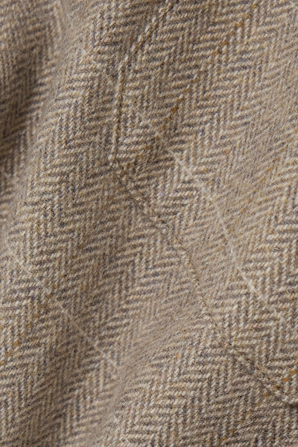 DENIMIST CROPPED PRINTED WOOL-BLEND JACKET