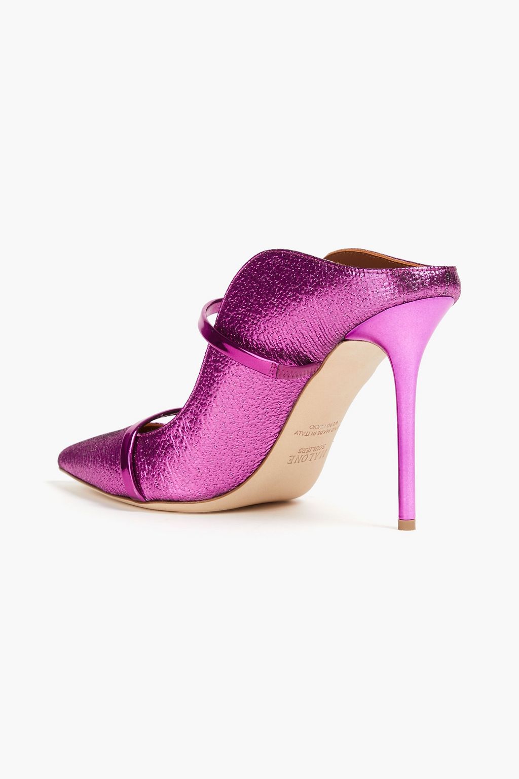 MALONE SOULIERS حذاء ميول "ماورين" من اللوريكس وبلون معدني مقاس 100