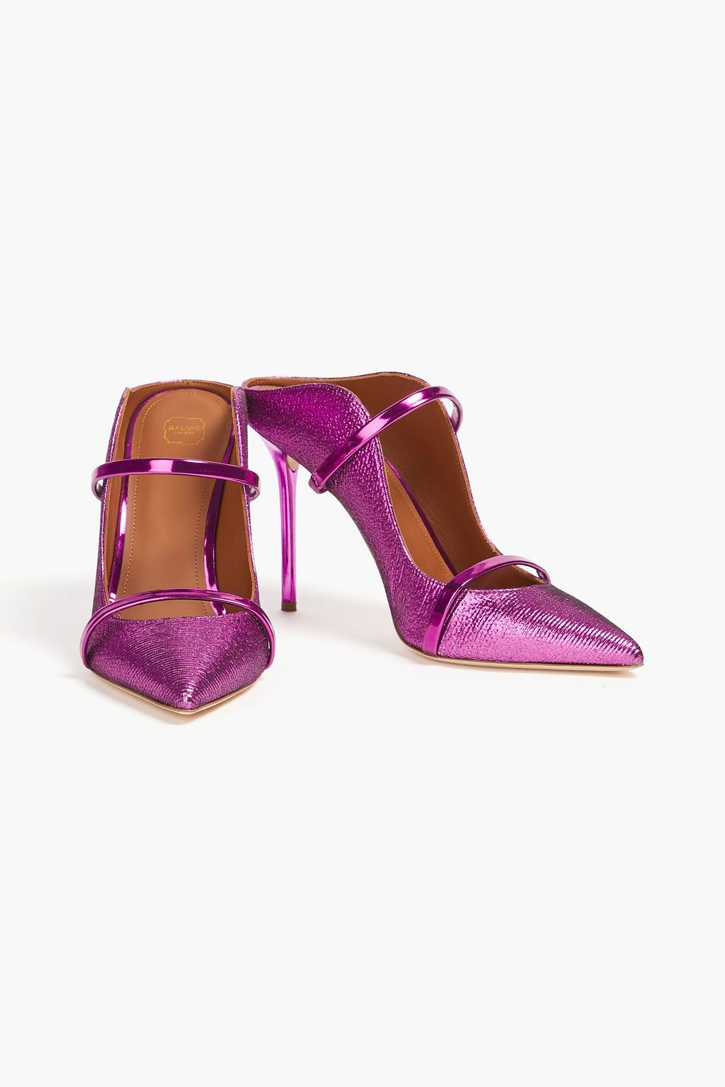 MALONE SOULIERS حذاء ميول "ماورين" من اللوريكس وبلون معدني مقاس 100