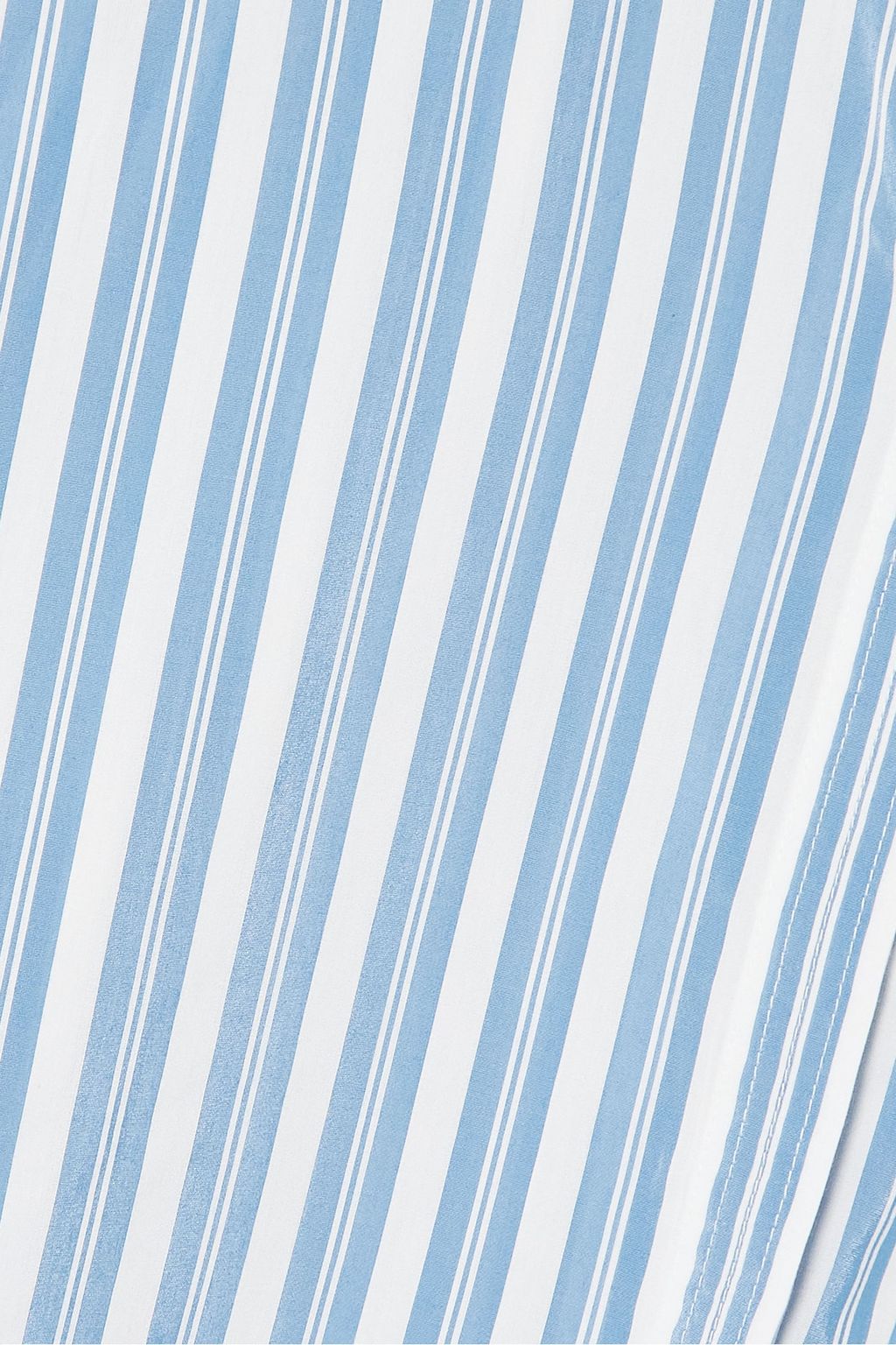 TOTEME Striped cotton and silk-blend shirt