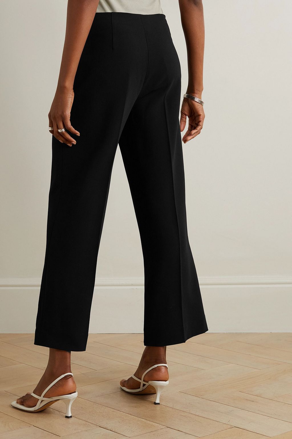 TOTEME Clean crepe straight-leg pants