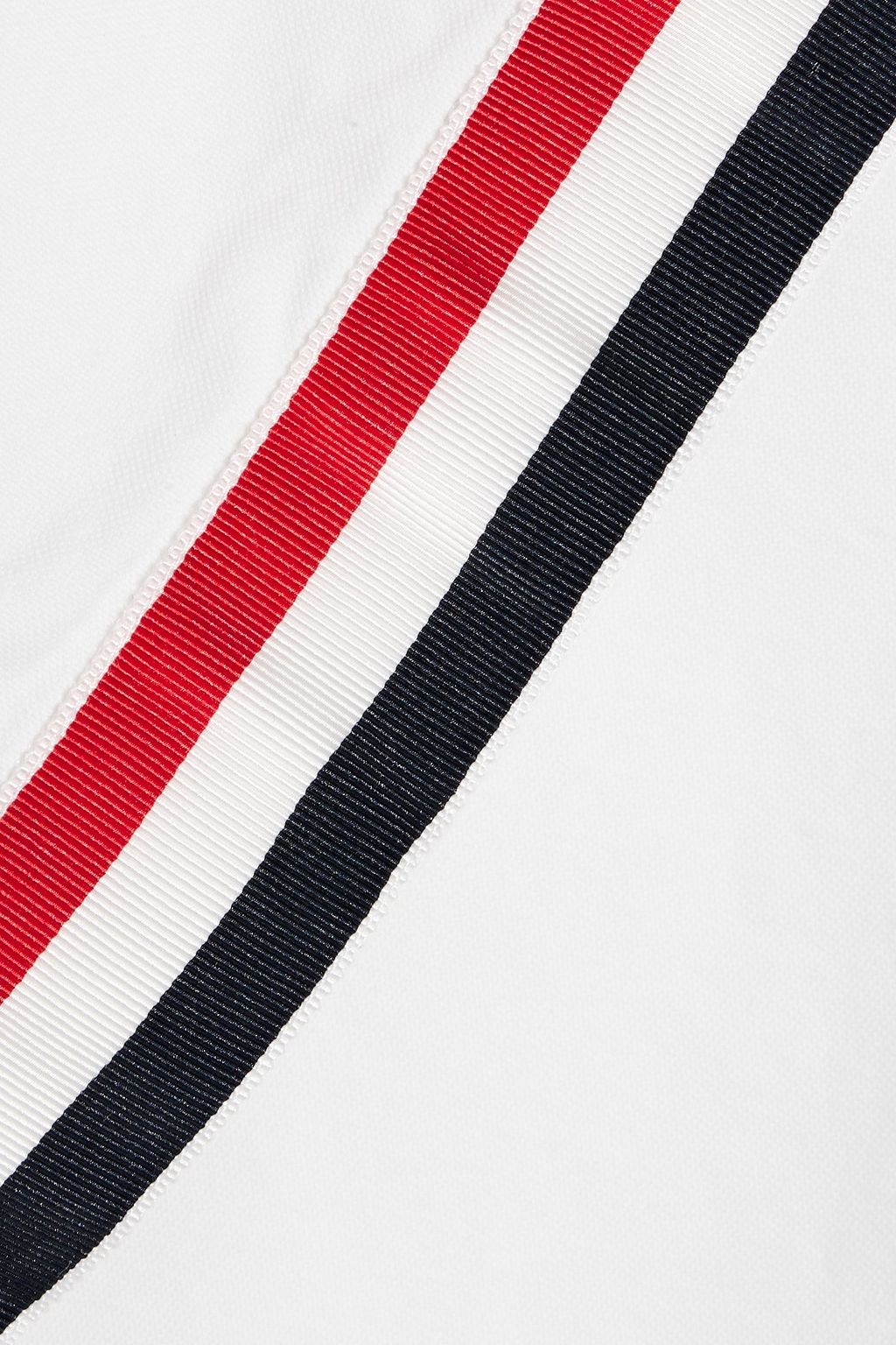 THOM BROWNE Striped cotton Oxford shirt