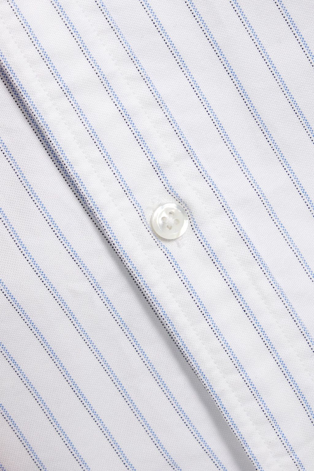 THOM BROWNE Striped cotton shirt