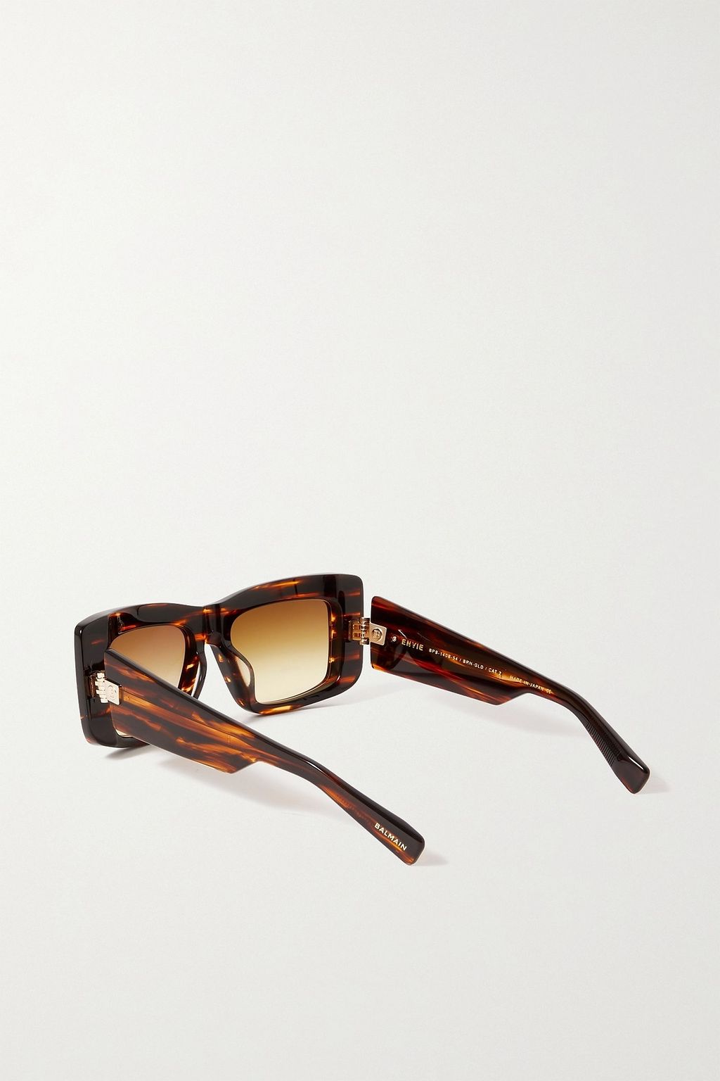 BALMAIN Envie square-frame tortoiseshell acetate sunglasses