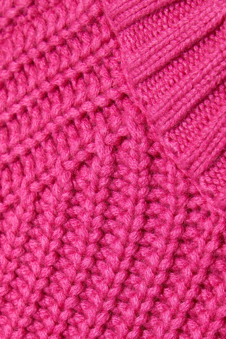 Michael Michael Kors Convertible Ribbed-knit Sweater In Pink