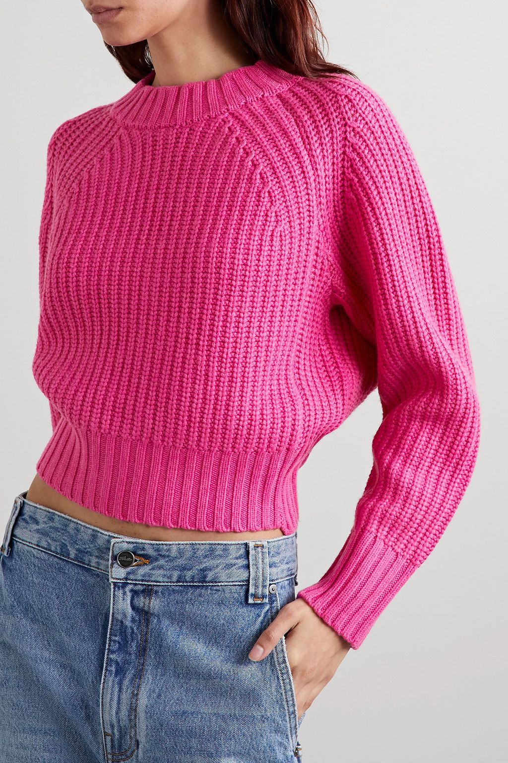 MICHAEL MICHAEL KORS Convertible ribbed-knit sweater