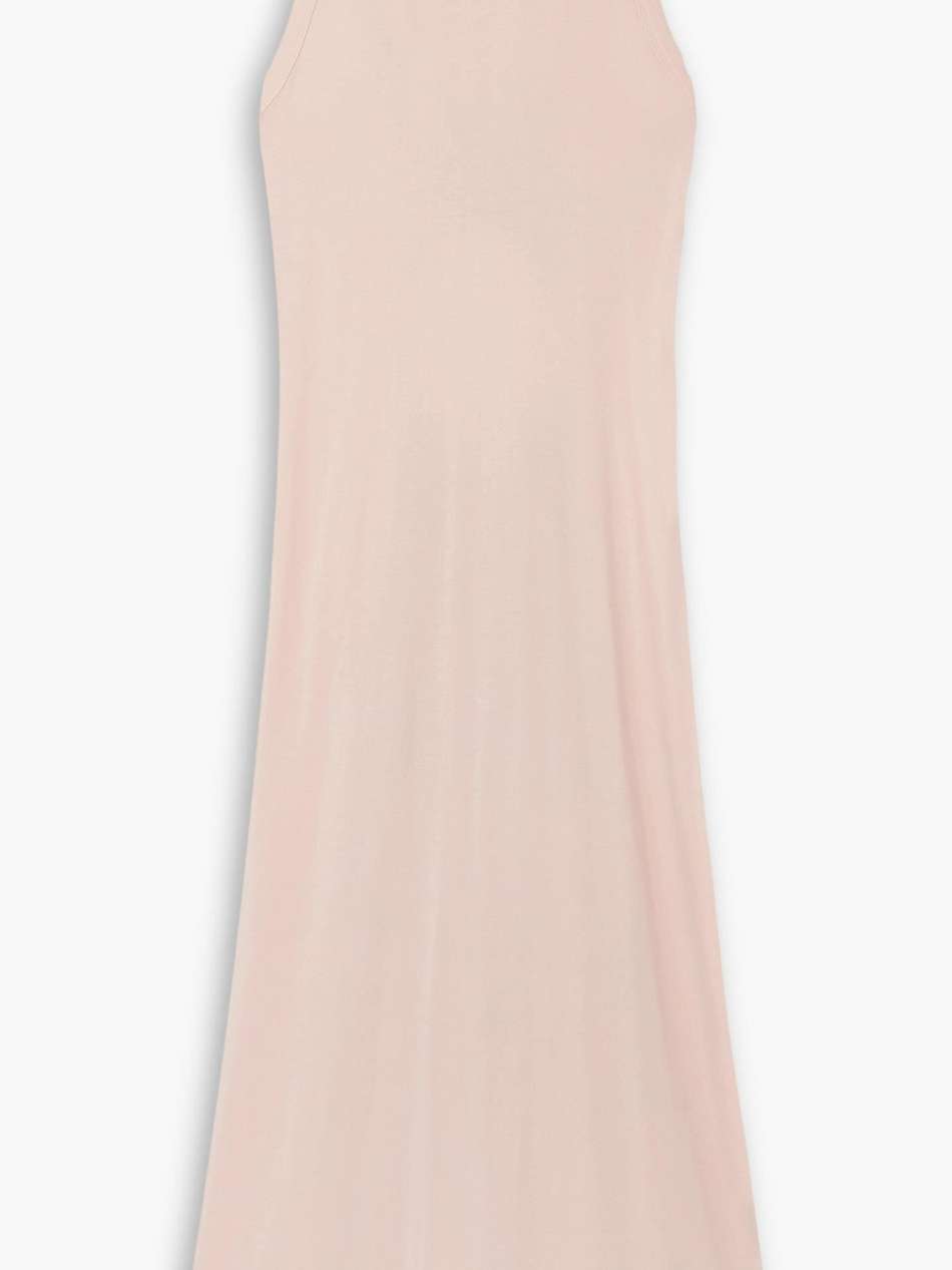 pelias cutout cotton and modal-blend midi dress