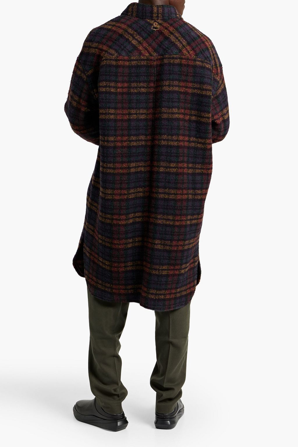 ISABEL MARANT Kotajot checked wool-blend tweed coat
