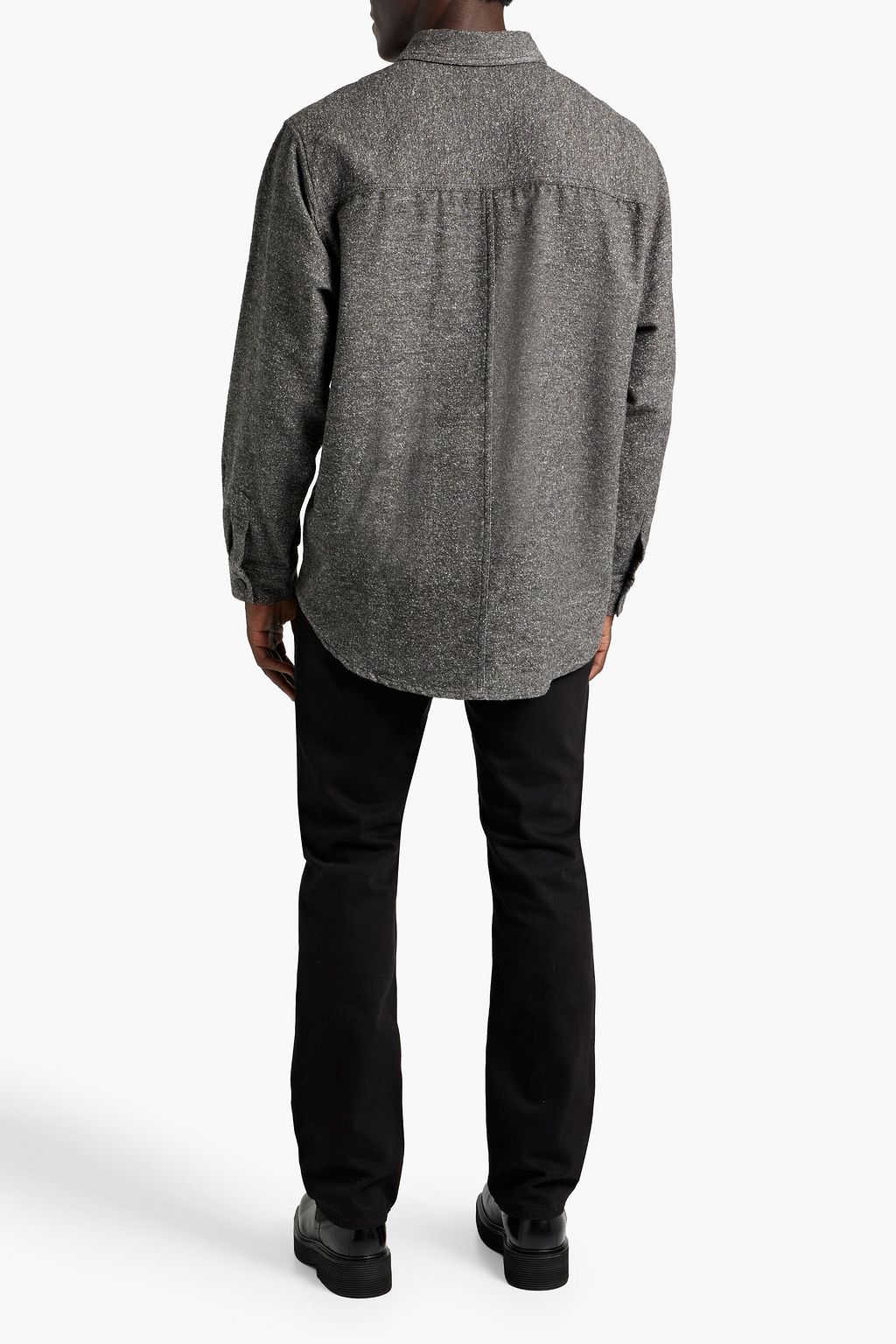 ISABEL MARANT Renati Donegal cotton-blend shirt