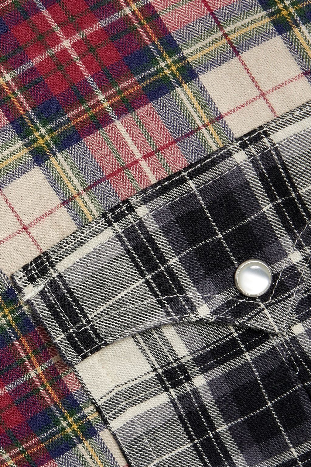 ISABEL MARANT Marty checked cotton-flannel shirt
