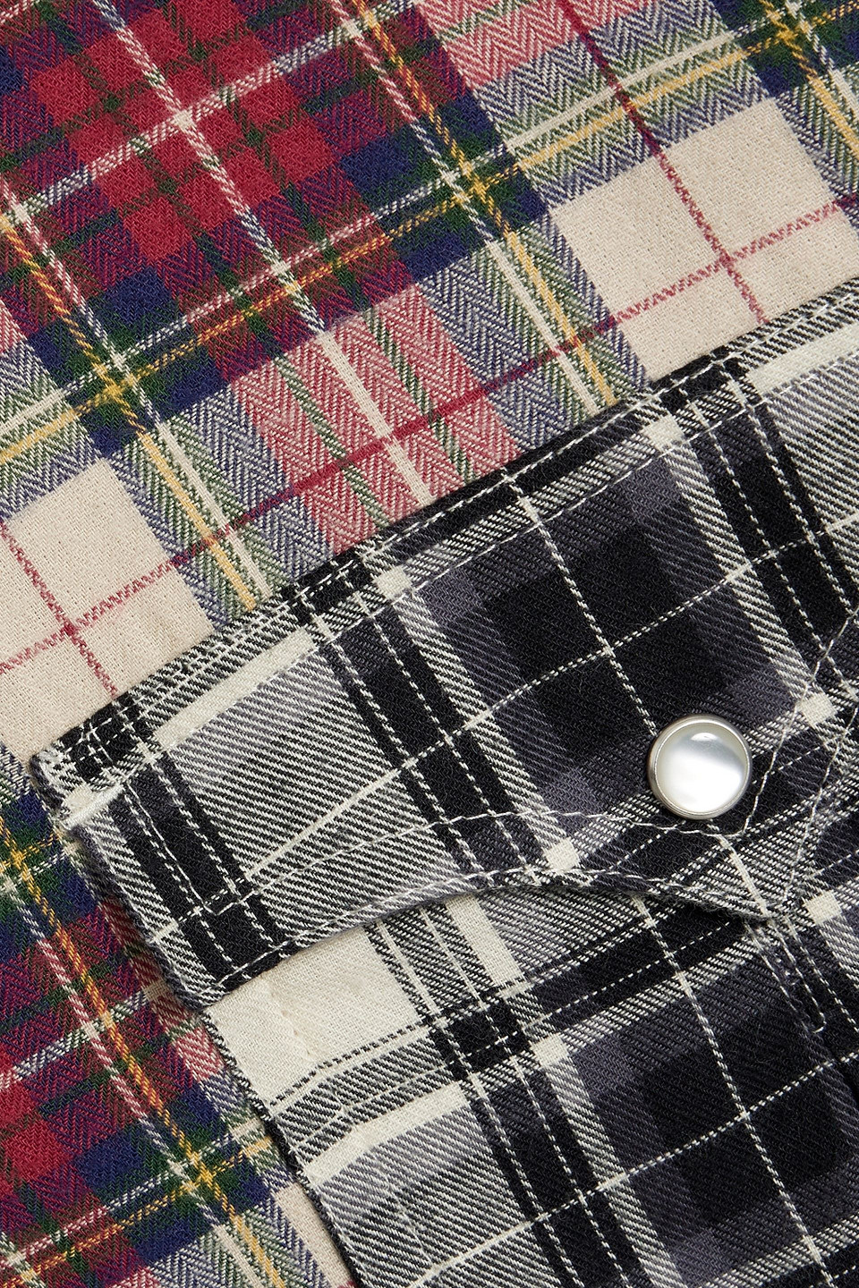 Isabel Marant Marty Checked Cotton-flannel Shirt In Red