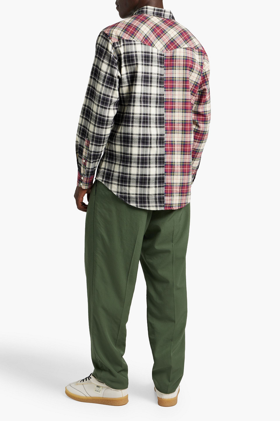 Isabel Marant Marty Checked Cotton-flannel Shirt In Red