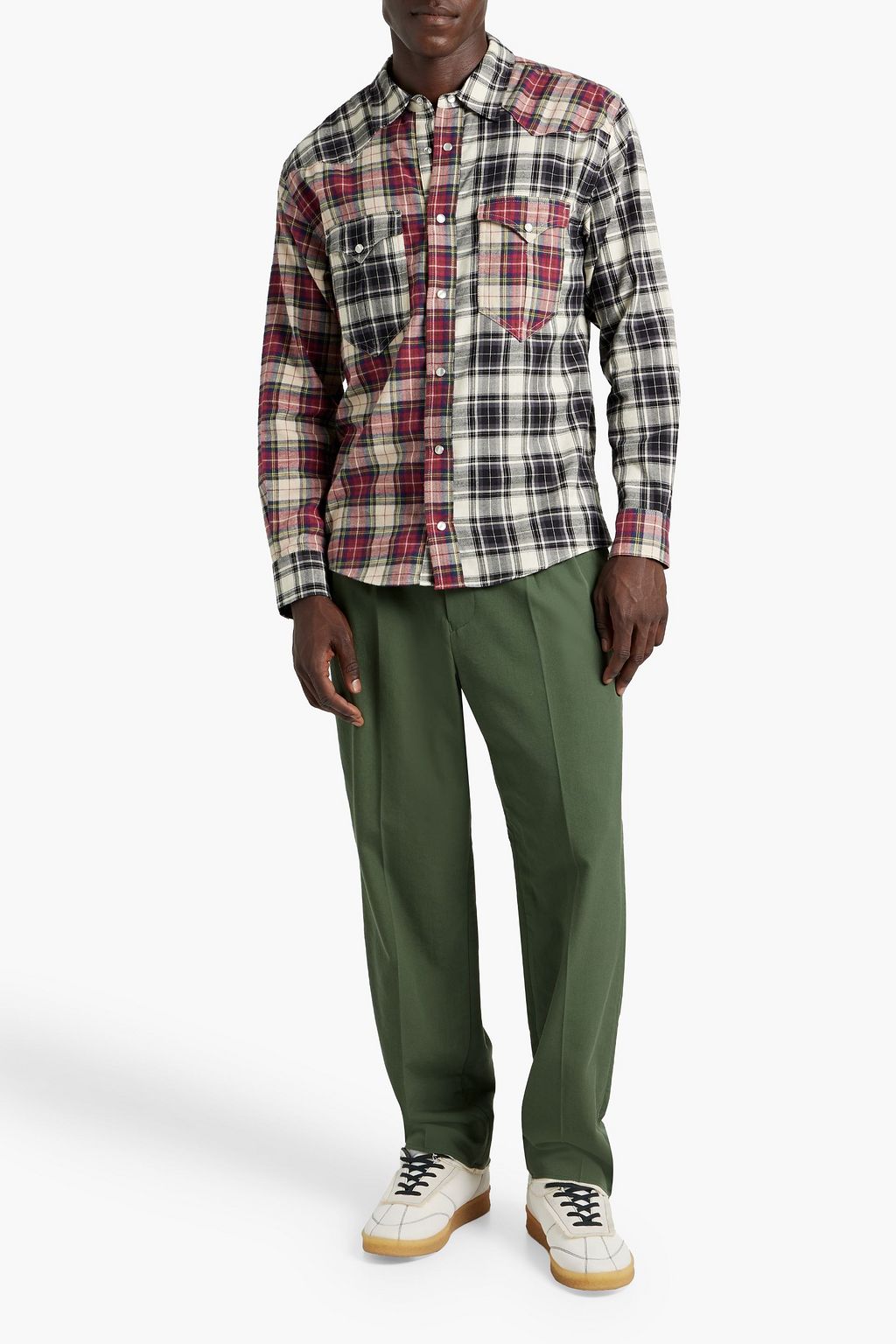 ISABEL MARANT Marty checked cotton-flannel shirt