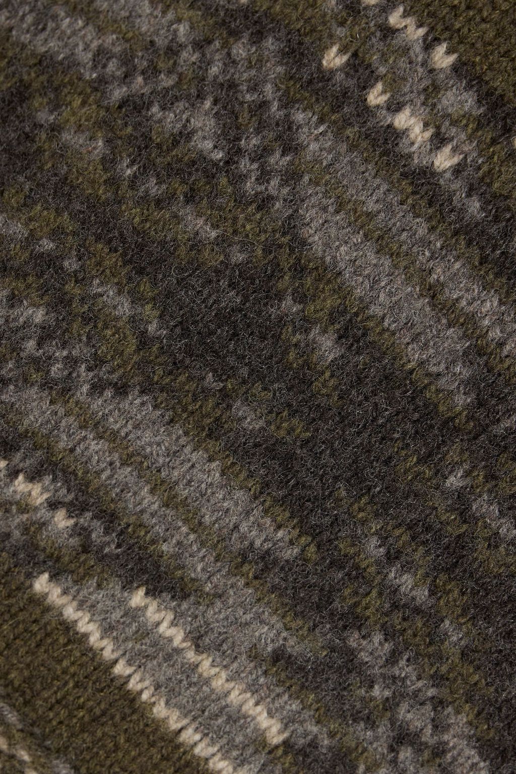 ISABEL MARANT Intarsia wool-blend sweater