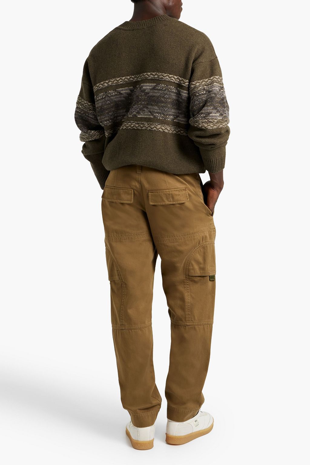 ISABEL MARANT Intarsia wool-blend sweater