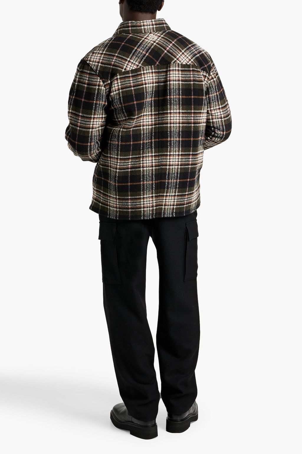 ISABEL MARANT Checked cotton-flannel jacket