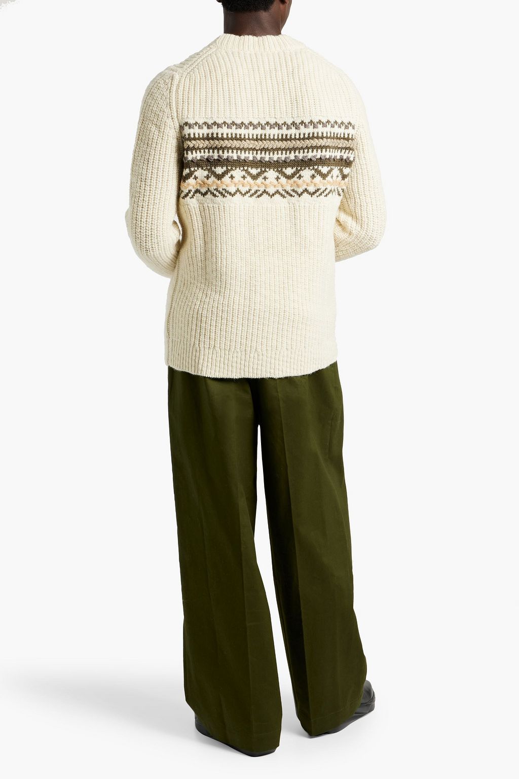 ISABEL MARANT Gerald Fair Isle wool-blend sweater