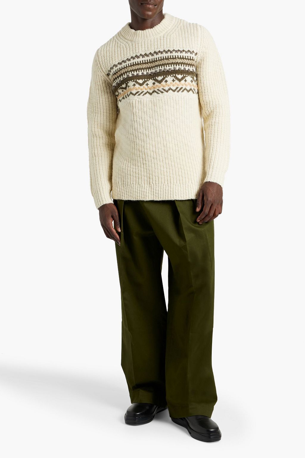 ISABEL MARANT Gerald Fair Isle wool-blend sweater