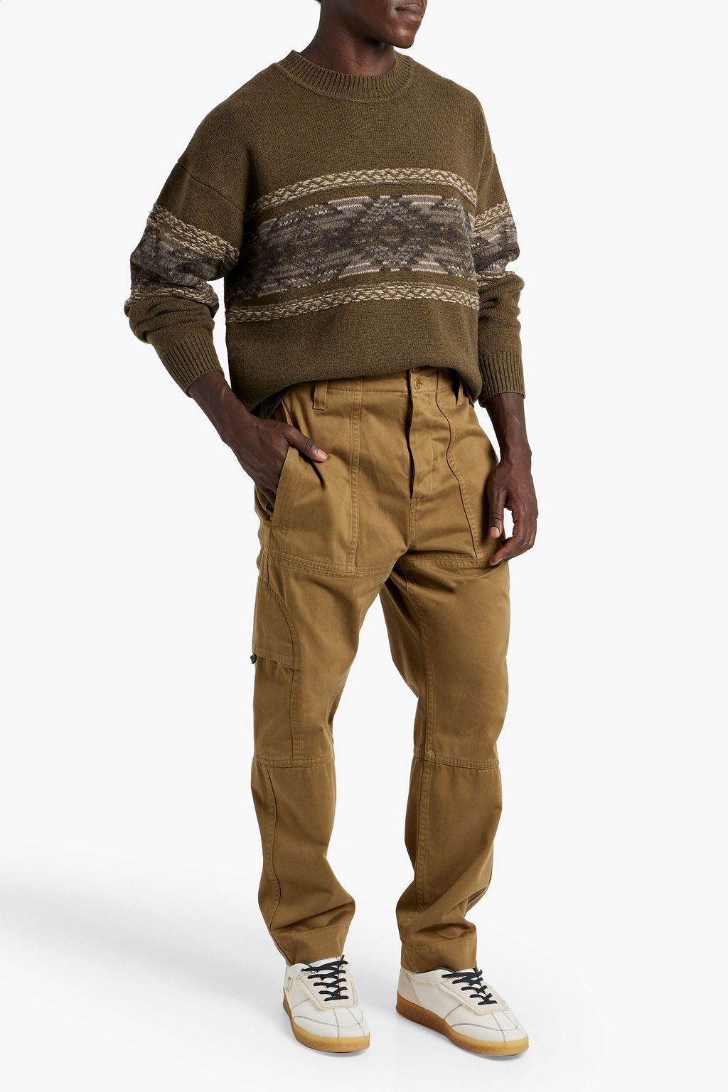 ISABEL MARANT Tapered cotton pants