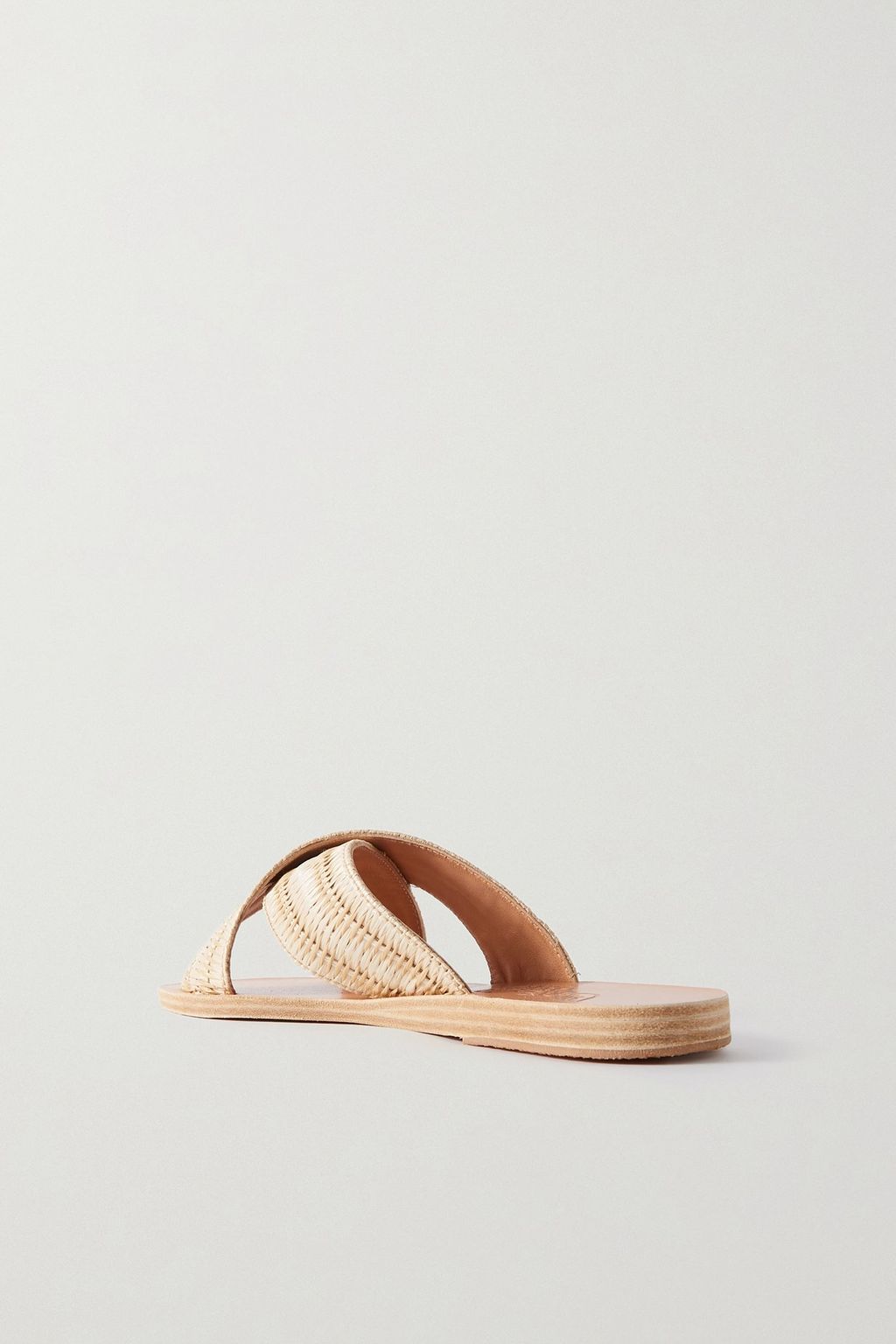 ANCIENT GREEK SANDALS صندل "ثايس" من نسيج الرافيا