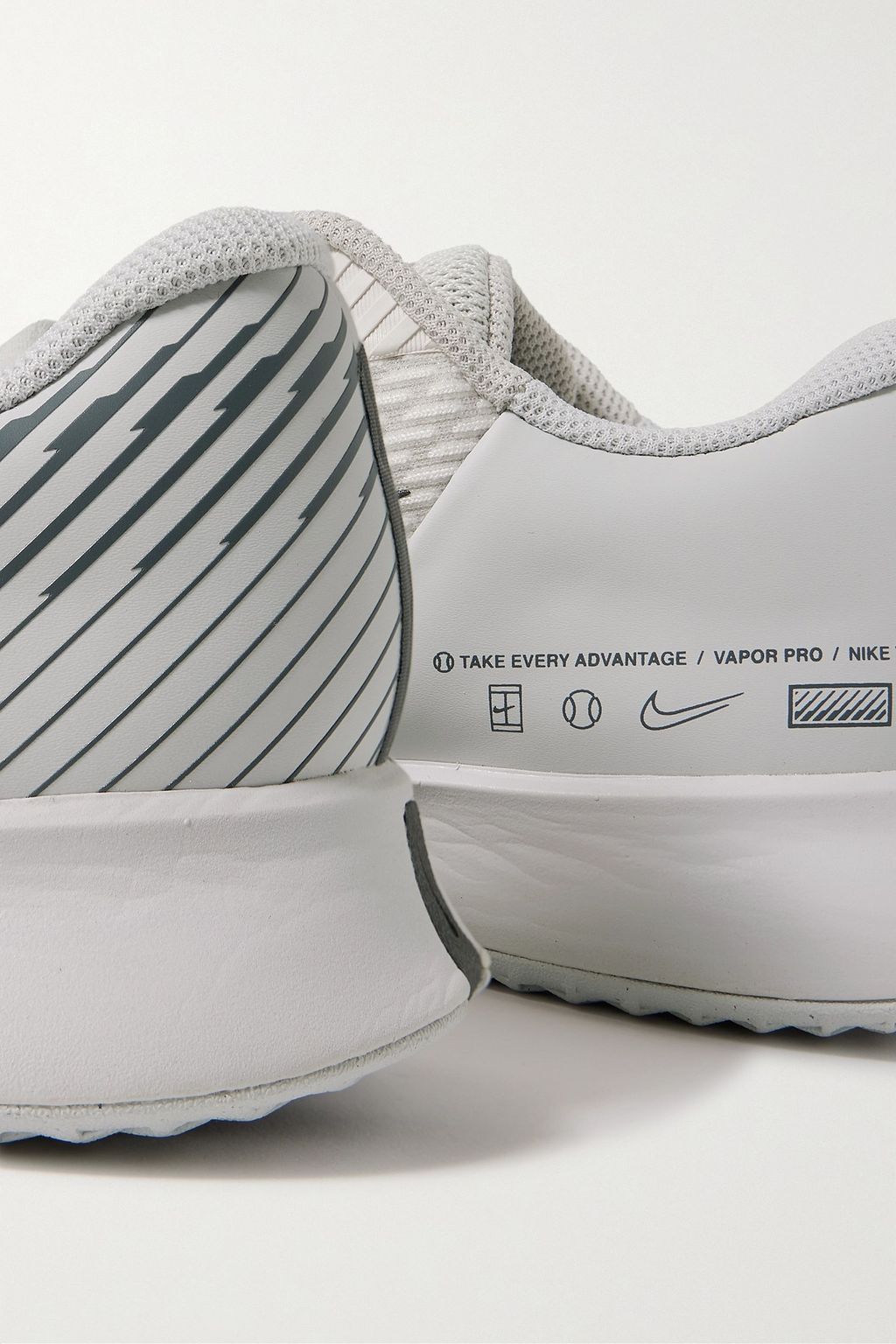 NIKE NikeCourt Air Zoom Vapor Pro 2 rubber-trimmed mesh sneakers