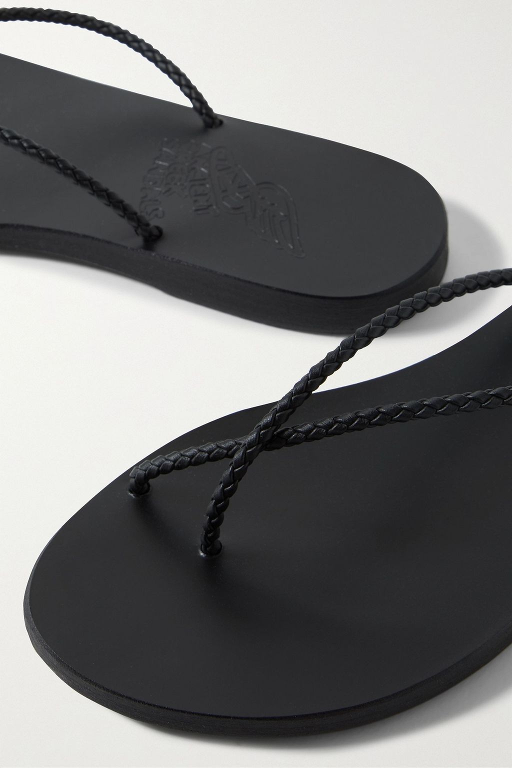 ANCIENT GREEK SANDALS Adrahti braided leather sandals