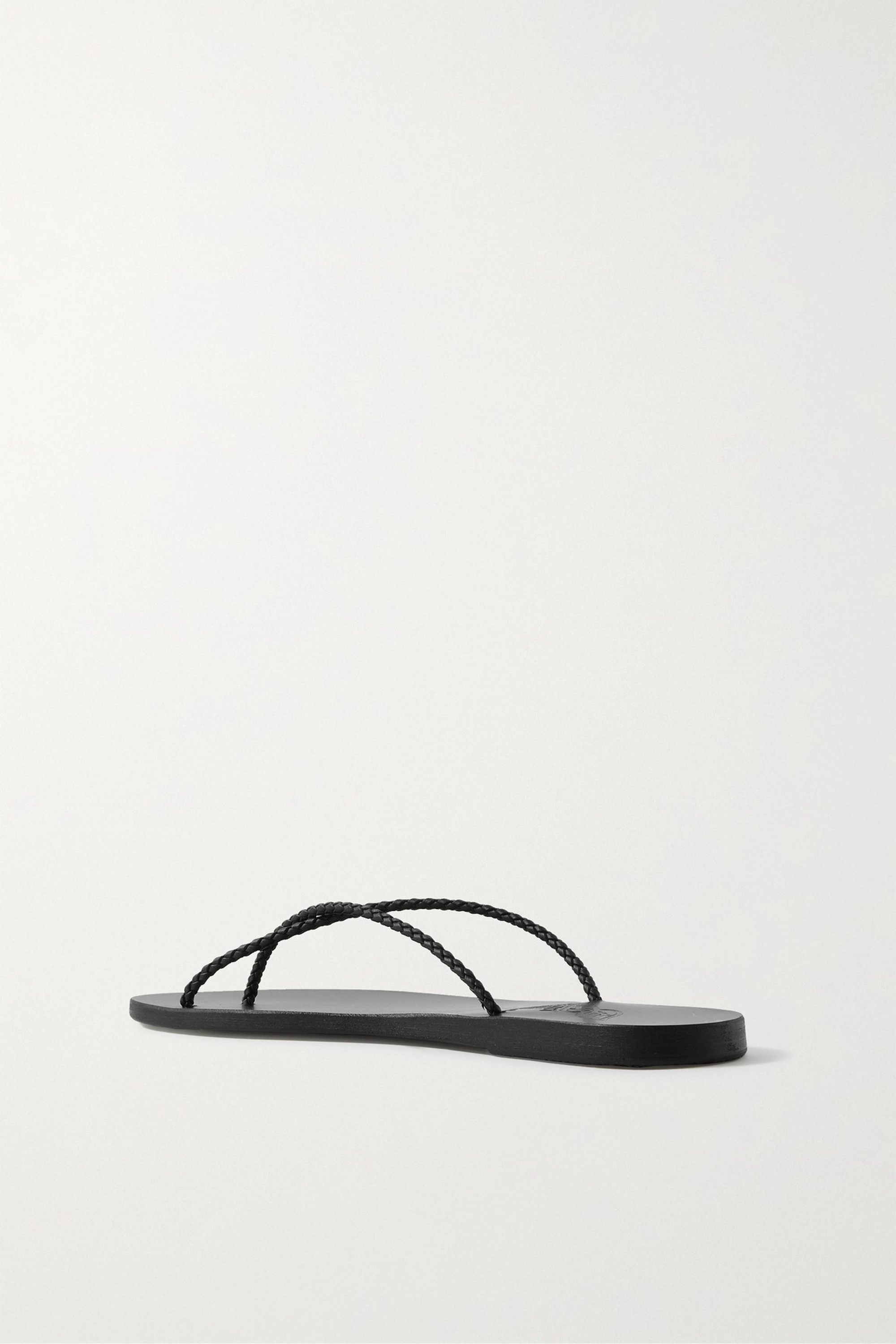 Ancient Greek Sandals Adrahti braided leather sandals thumbnail
